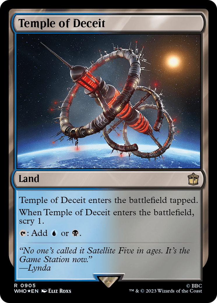 Temple of Deceit (Surge Foil) [Doctor Who] | Game Master's Emporium (The New GME)