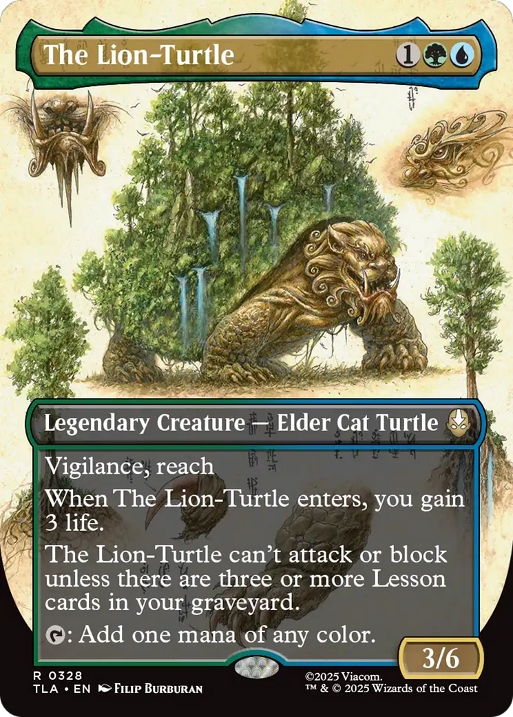 The Lion-Turtle (Borderless) [Avatar: The Last Airbender] | Game Master's Emporium (The New GME)