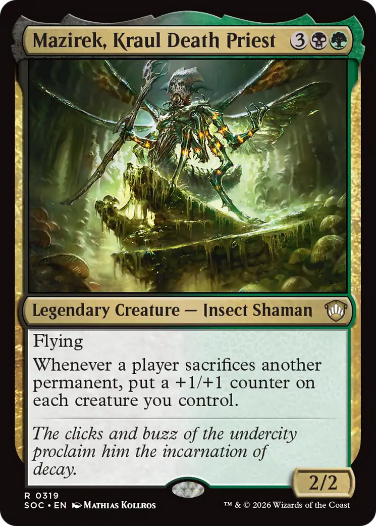 Mazirek, Kraul Death Priest [Secrets of Strixhaven Commander] | Game Master's Emporium (The New GME)