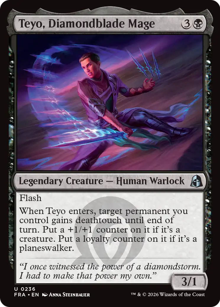 Teyo, Diamondblade Mage [Reality Fracture] | Game Master's Emporium (The New GME)