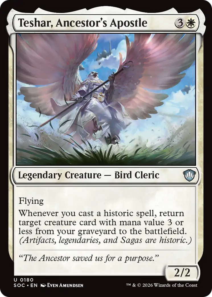 Teshar, Ancestor's Apostle [Secrets of Strixhaven Commander] | Game Master's Emporium (The New GME)