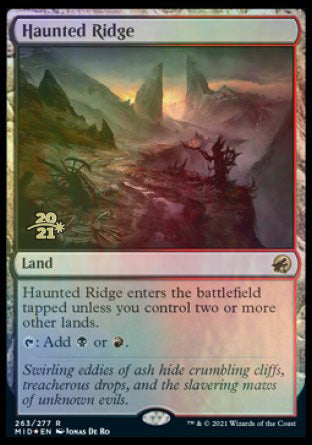 Haunted Ridge [Innistrad: Midnight Hunt Prerelease Promos] | Game Master's Emporium (The New GME)