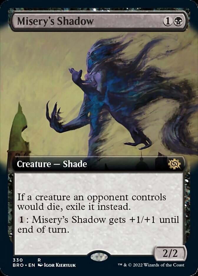 Misery's Shadow (Extended Art) [The Brothers' War] | Game Master's Emporium (The New GME)