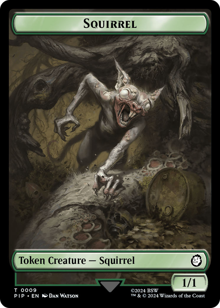 Food (013) // Squirrel Double-Sided Token [Fallout Tokens] | Game Master's Emporium (The New GME)