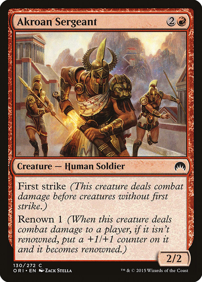Akroan Sergeant [Magic Origins] | Game Master's Emporium (The New GME)