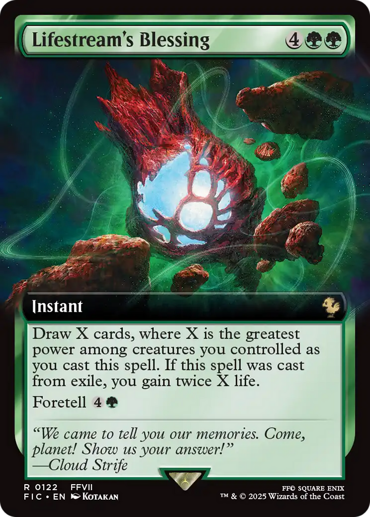 Lifestream's Blessing (Extended Art) [FINAL FANTASY Commander] | Game Master's Emporium (The New GME)