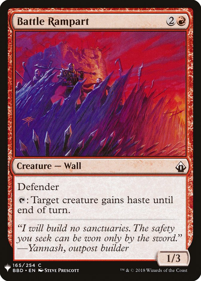 Battle Rampart [Mystery Booster] | Game Master's Emporium (The New GME)
