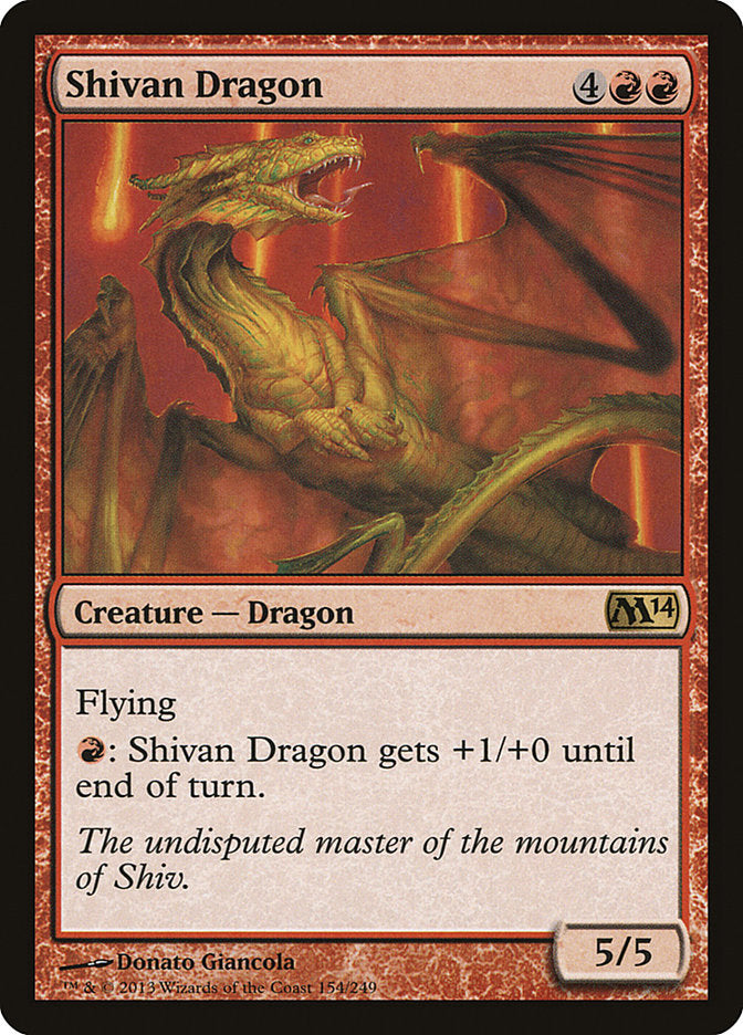 Shivan Dragon [Magic 2014] | Game Master's Emporium (The New GME)