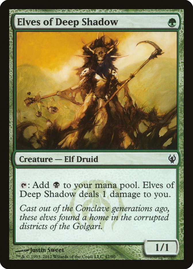 Elves of Deep Shadow [Duel Decks: Izzet vs. Golgari] | Game Master's Emporium (The New GME)