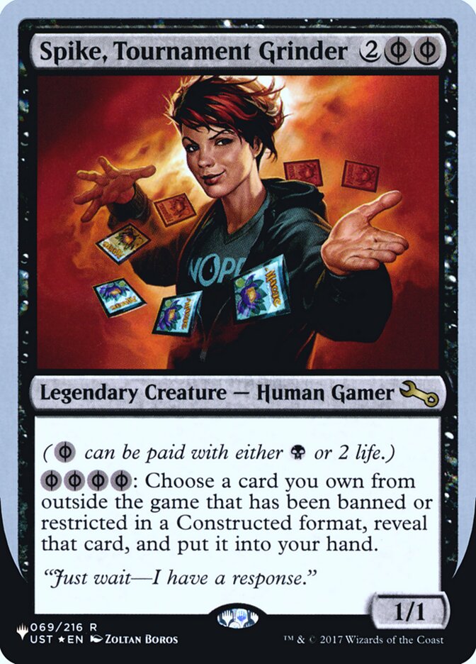 Spike, Tournament Grinder (Unfinity Foil Edition) [The List] | Game Master's Emporium (The New GME)