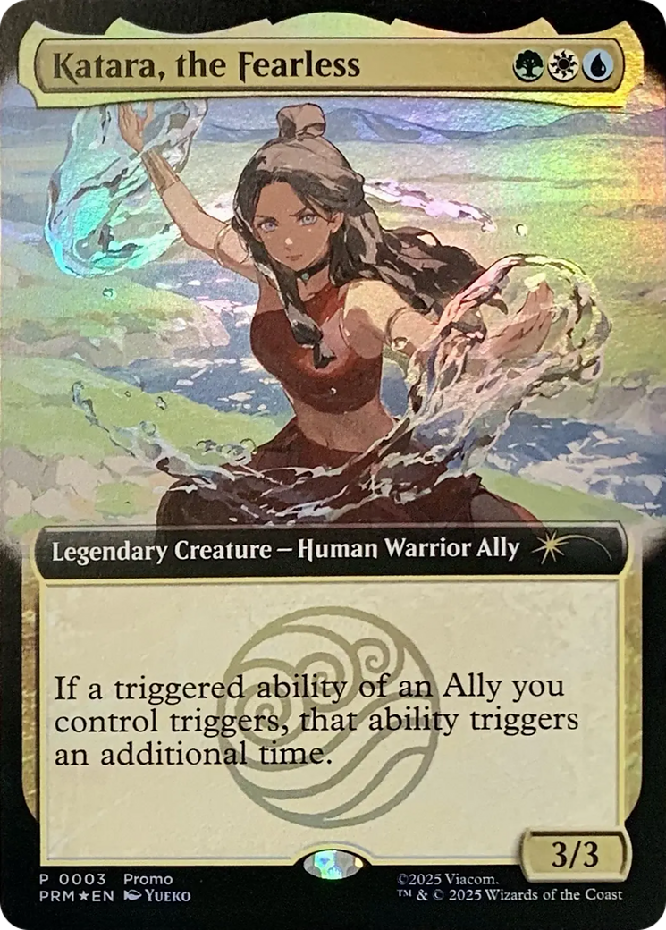 Katara, the Fearless (Extended Art) [Media Promos] | Game Master's Emporium (The New GME)