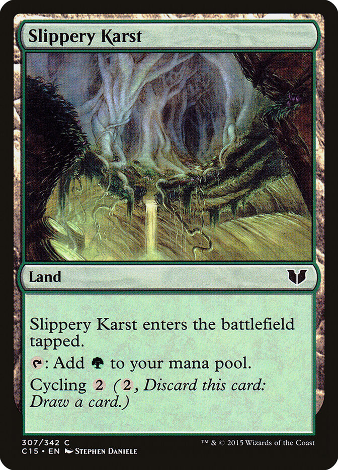 Slippery Karst [Commander 2015] | Game Master's Emporium (The New GME)