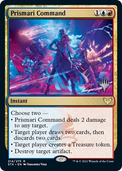 Prismari Command (Promo Pack) [Strixhaven: School of Mages Promos] | Game Master's Emporium (The New GME)