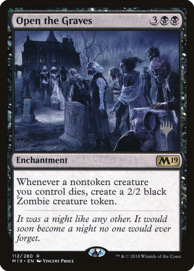 Open the Graves (Promo Pack) [Core Set 2019 Promos] | Game Master's Emporium (The New GME)