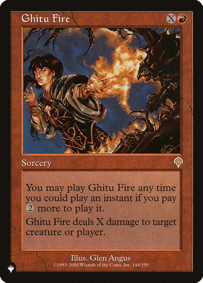 Ghitu Fire [The List] | Game Master's Emporium (The New GME)