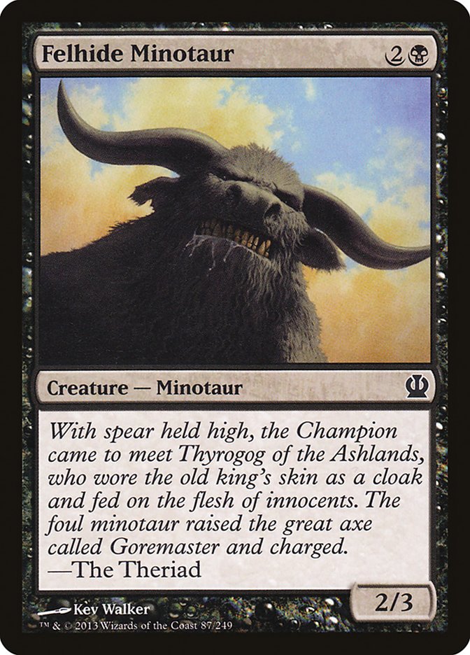 Felhide Minotaur [Theros] | Game Master's Emporium (The New GME)