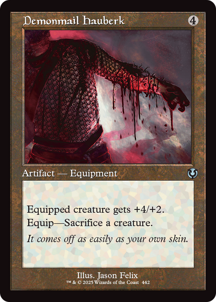 Demonmail Hauberk (Retro Frame) [Innistrad Remastered] | Game Master's Emporium (The New GME)