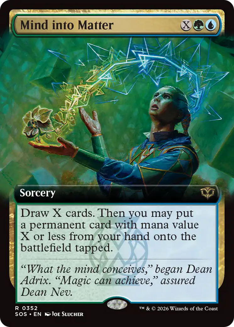 Mind into Matter (Extended Art) [Secrets of Strixhaven] | Game Master's Emporium (The New GME)