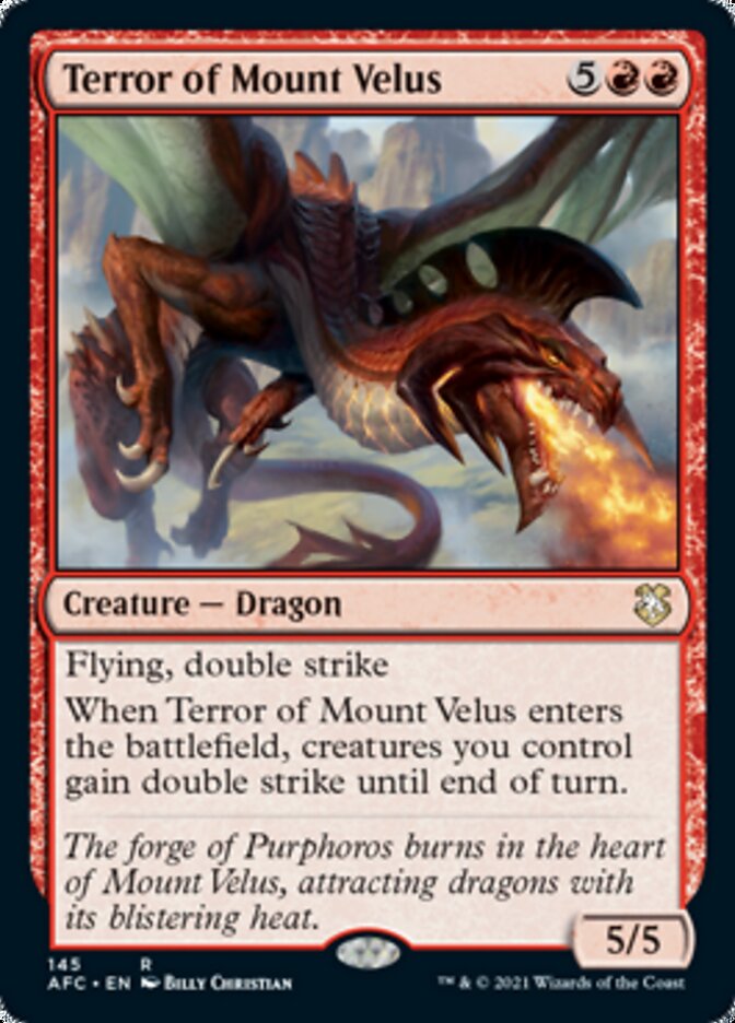 Terror of Mount Velus [Dungeons & Dragons: Adventures in the Forgotten Realms Commander] | Game Master's Emporium (The New GME)