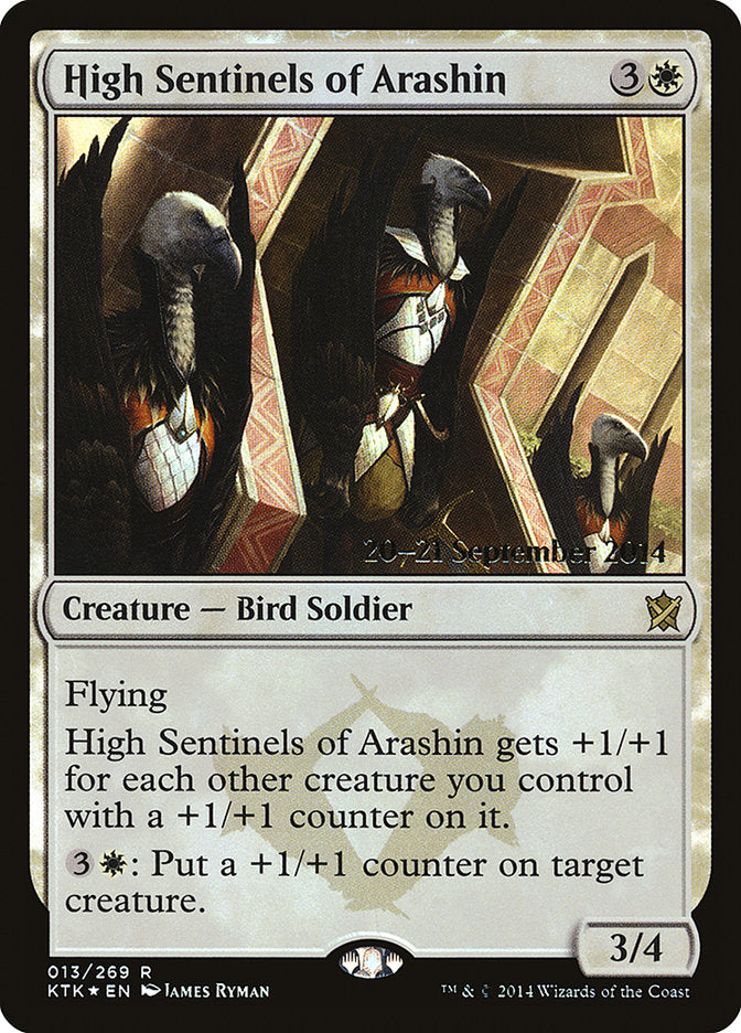 High Sentinels of Arashin [Khans of Tarkir Prerelease Promos] | Game Master's Emporium (The New GME)