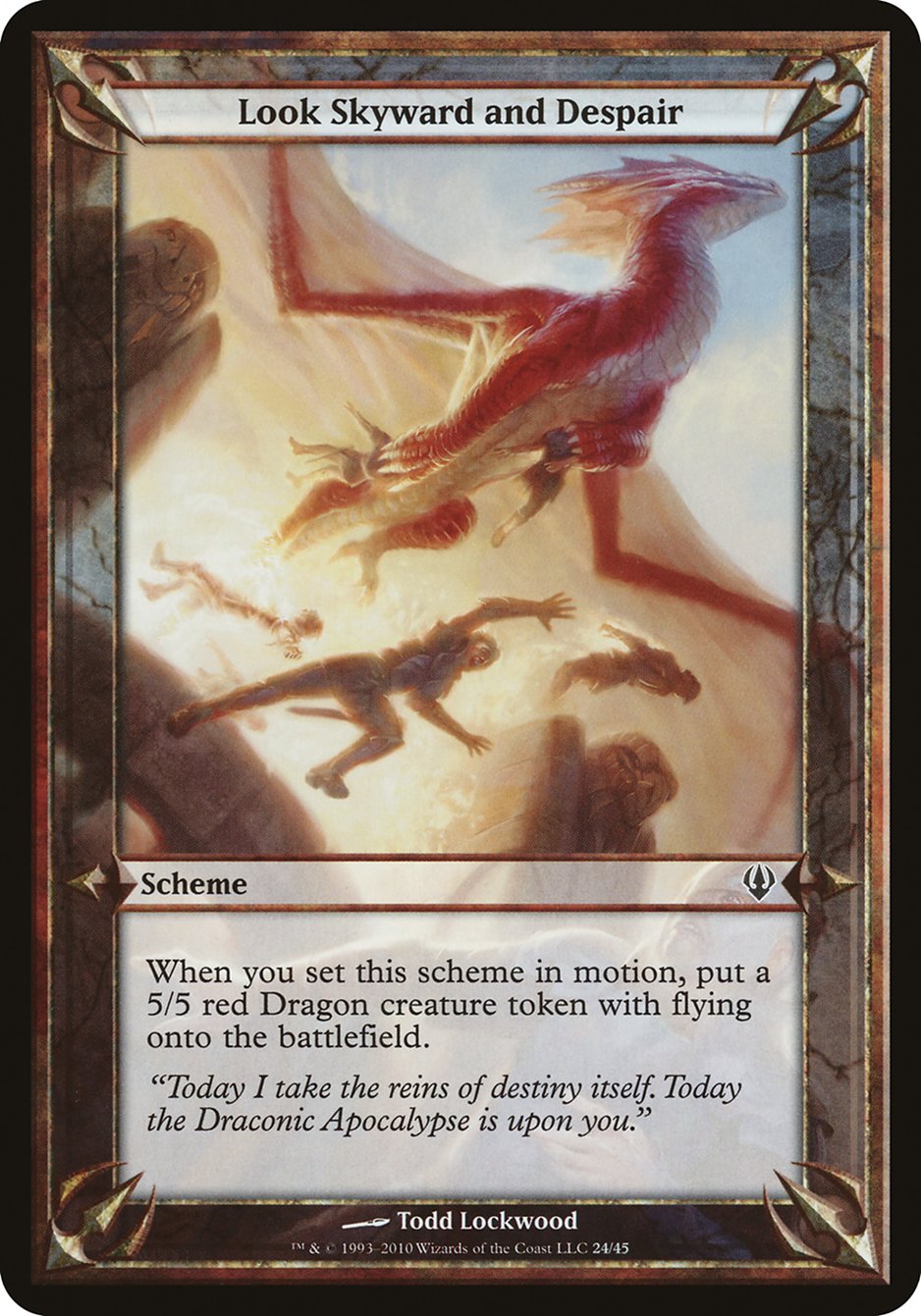 Look Skyward and Despair (Schemes) [Archenemy Schemes] | Game Master's Emporium (The New GME)