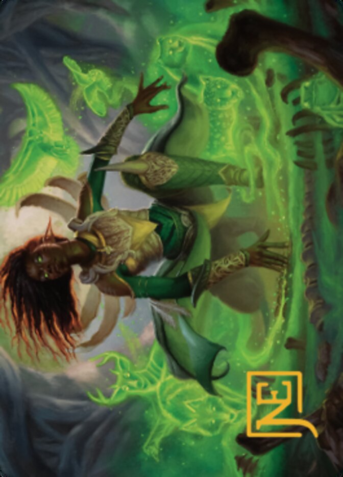 Fauna Shaman Art Card (Gold-Stamped Signature) [The Brothers' War Art Series] | Game Master's Emporium (The New GME)