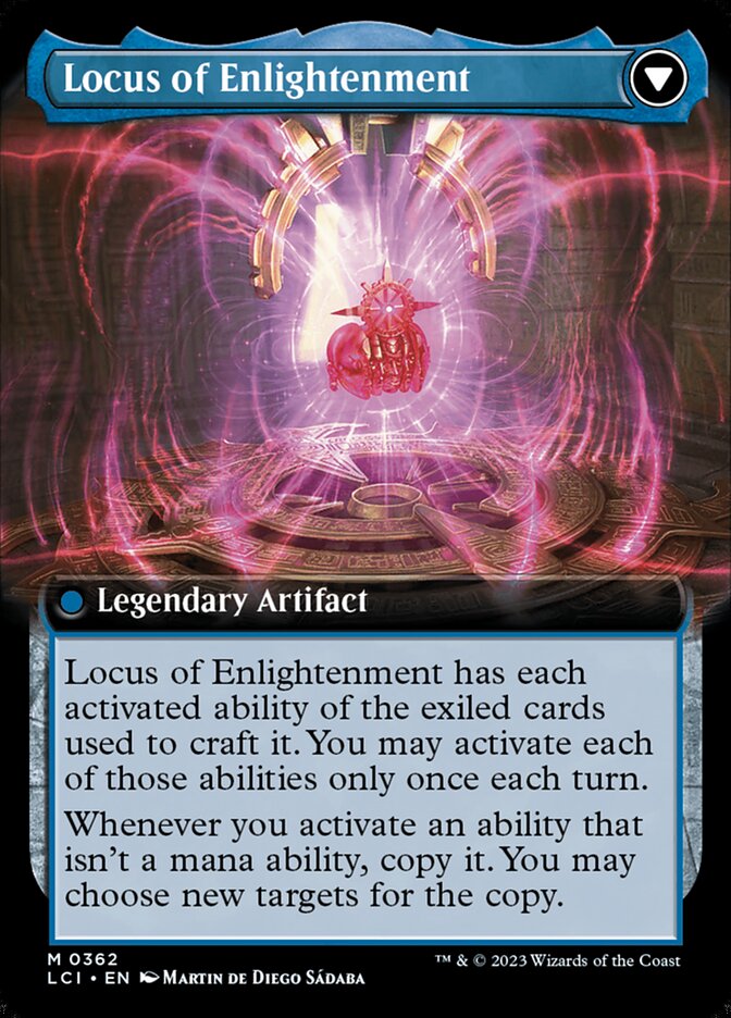 The Enigma Jewel // Locus of Enlightenment (Extended Art) [The Lost Caverns of Ixalan] | Game Master's Emporium (The New GME)