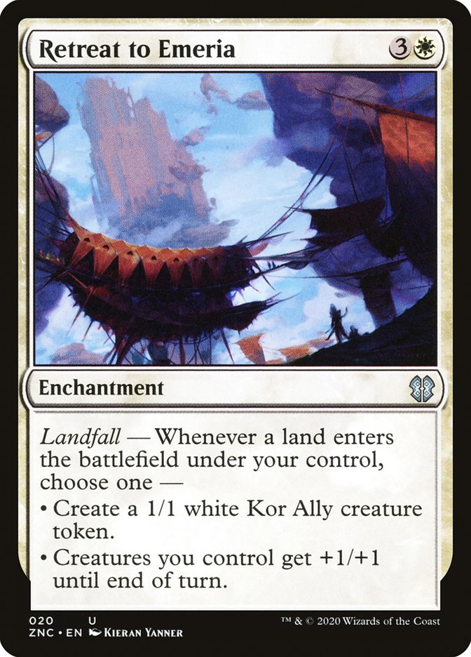 Retreat to Emeria [Zendikar Rising Commander] | Game Master's Emporium (The New GME)