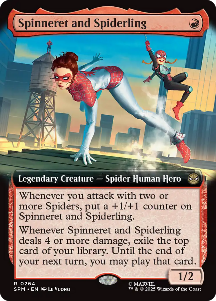 Spinneret and Spiderling (Extended Art) [Marvel's Spider-Man] | Game Master's Emporium (The New GME)