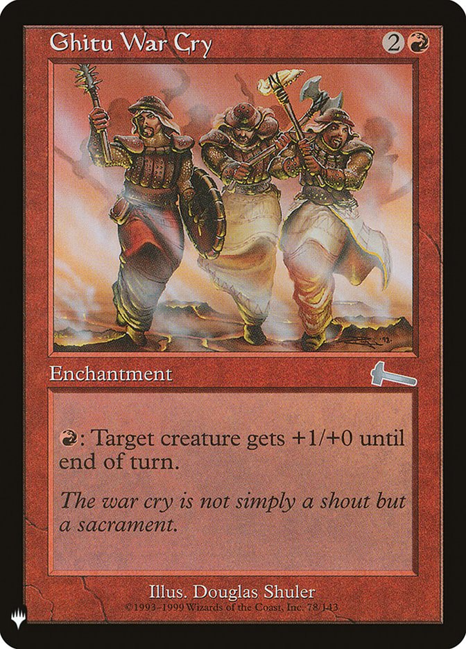 Ghitu War Cry [Mystery Booster] | Game Master's Emporium (The New GME)