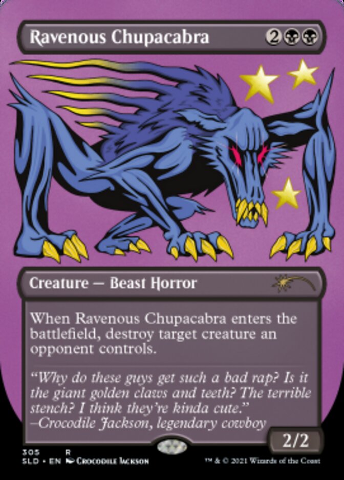 Ravenous Chupacabra (Borderless) [Secret Lair Drop Series] | Game Master's Emporium (The New GME)