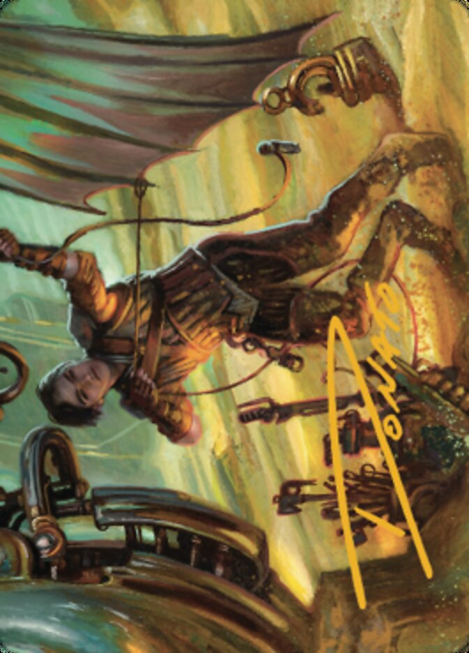 Mishra, Excavation Prodigy Art Card (Gold-Stamped Signature) [The Brothers' War Art Series] | Game Master's Emporium (The New GME)