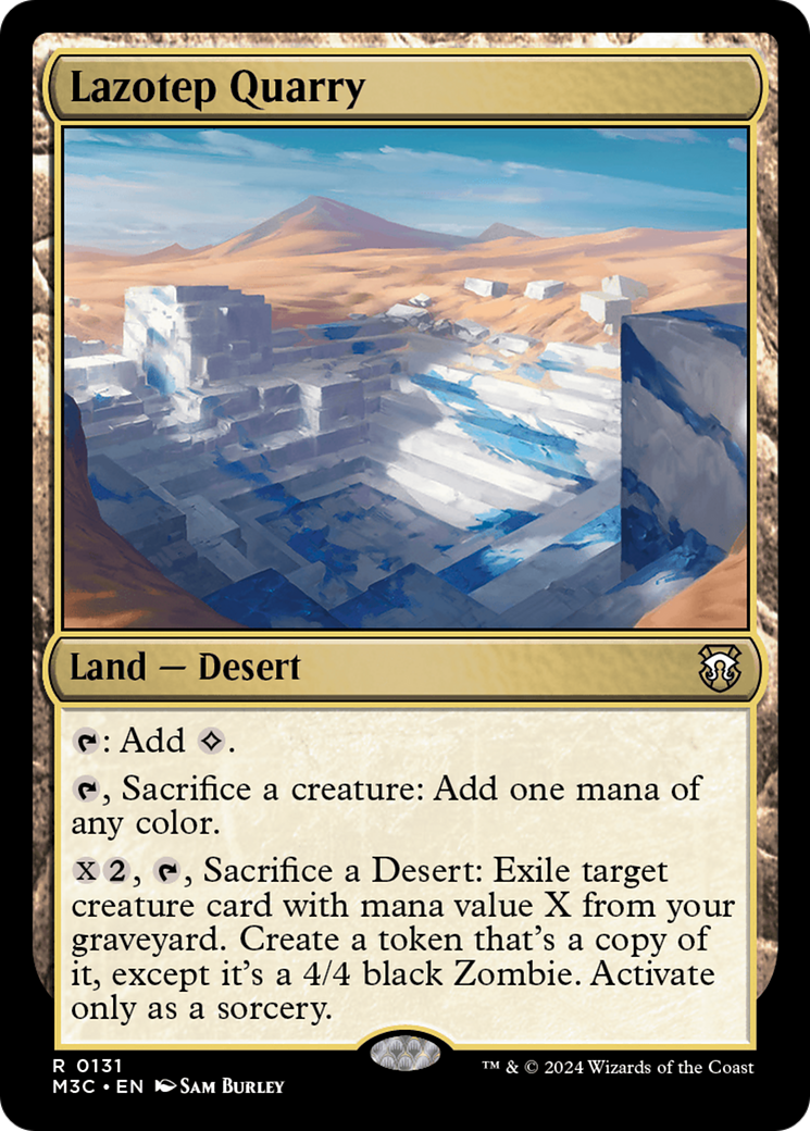 Lazotep Quarry (Extended Art) [Modern Horizons 3 Commander] | Game Master's Emporium (The New GME)