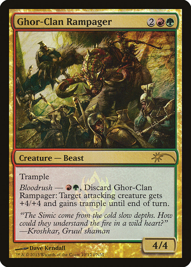 Ghor-Clan Rampager [Friday Night Magic 2013] | Game Master's Emporium (The New GME)