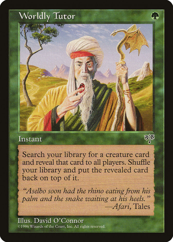 Worldly Tutor [Mirage] | Game Master's Emporium (The New GME)