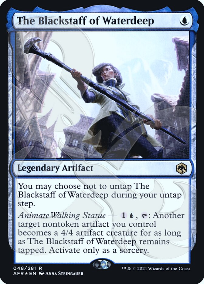 The Blackstaff of Waterdeep (Ampersand Promo) [Dungeons & Dragons: Adventures in the Forgotten Realms Promos] | Game Master's Emporium (The New GME)