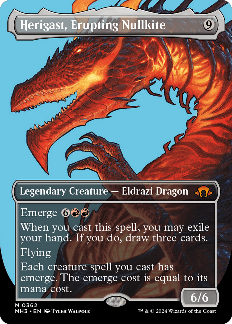 Herigast, Erupting Nullkite (Borderless) [Modern Horizons 3] | Game Master's Emporium (The New GME)