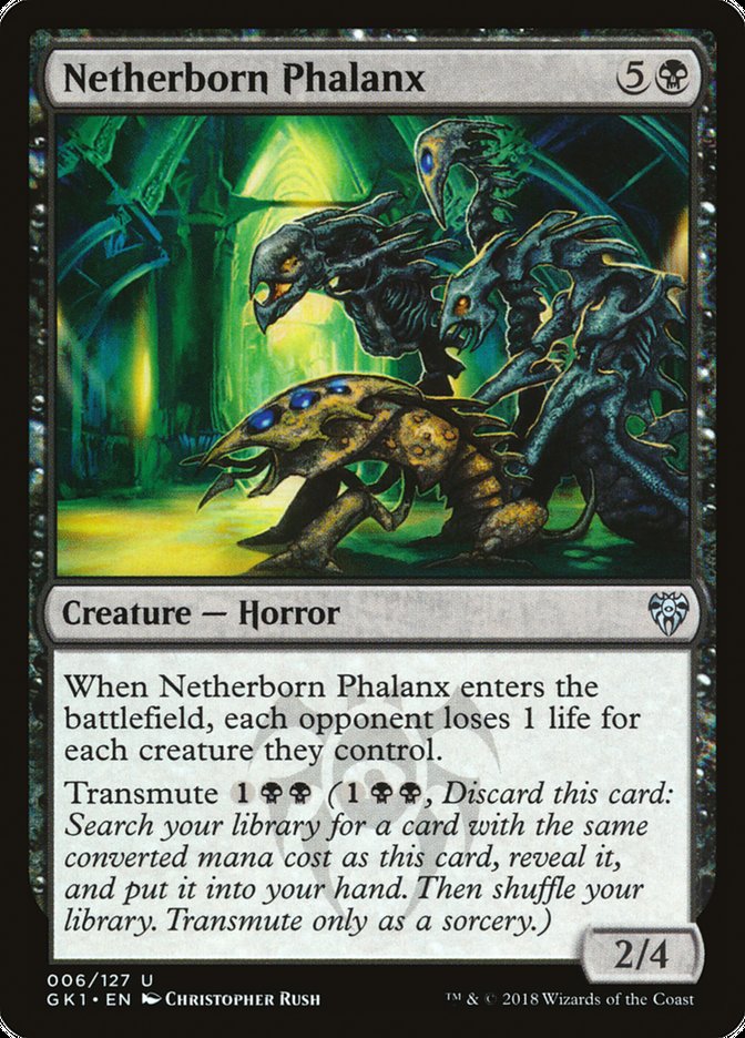Netherborn Phalanx [Guilds of Ravnica Guild Kit] | Game Master's Emporium (The New GME)