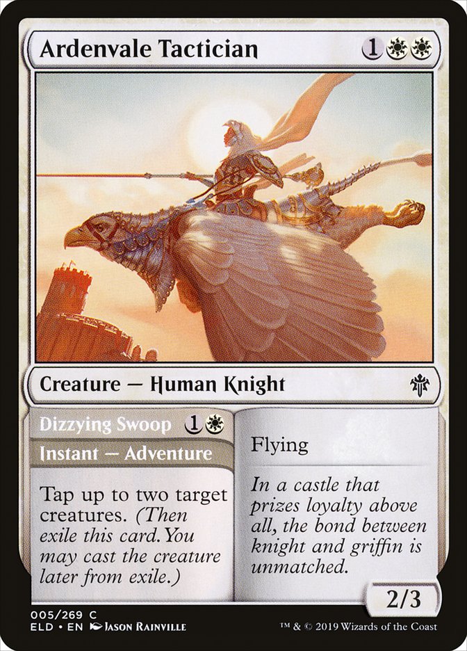 Ardenvale Tactician // Dizzying Swoop [Throne of Eldraine] | Game Master's Emporium (The New GME)