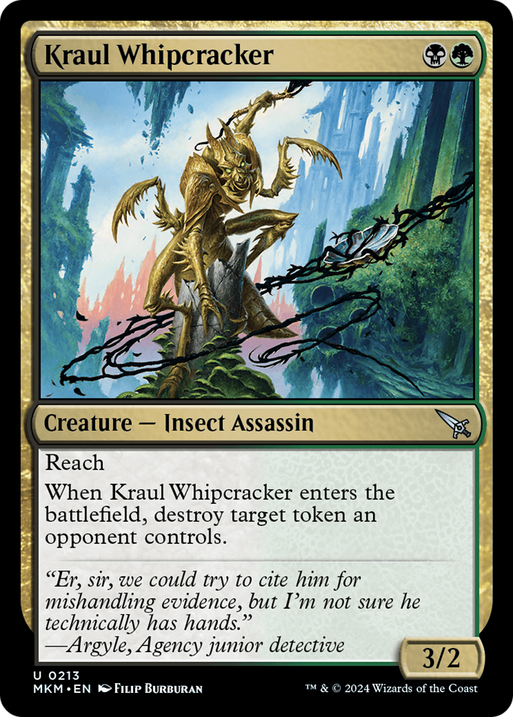 Kraul Whipcracker (Black) [Murders at Karlov Manor] | Game Master's Emporium (The New GME)