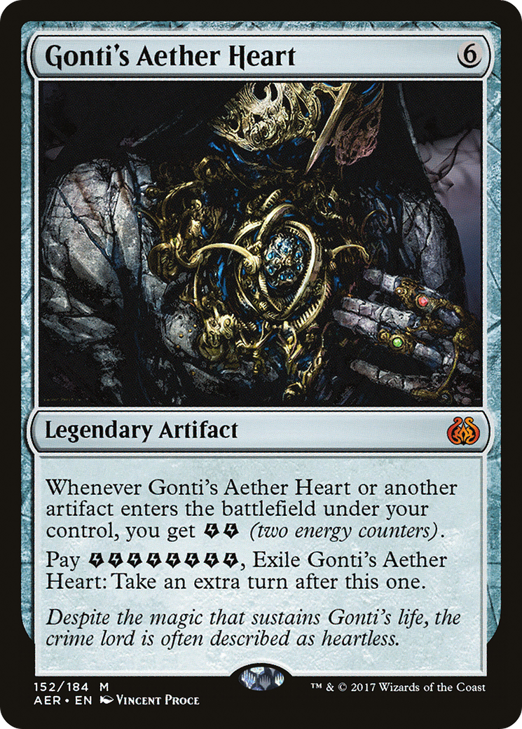 Gonti's Aether Heart (Ripple Foil) [Modern Horizons 3 Commander] | Game Master's Emporium (The New GME)