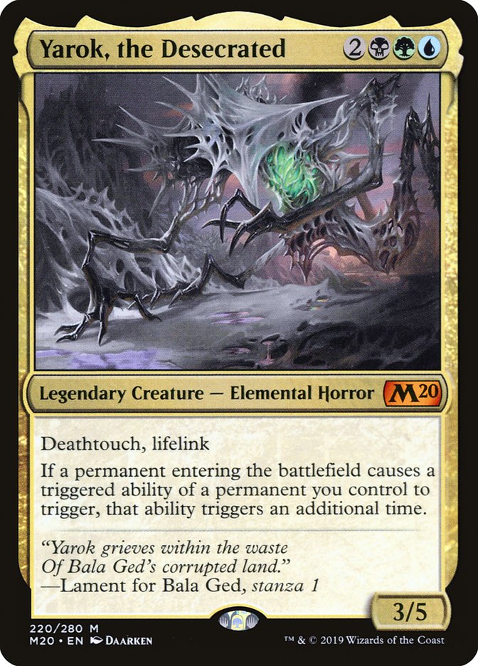 Yarok, the Desecrated [Core Set 2020] | Game Master's Emporium (The New GME)