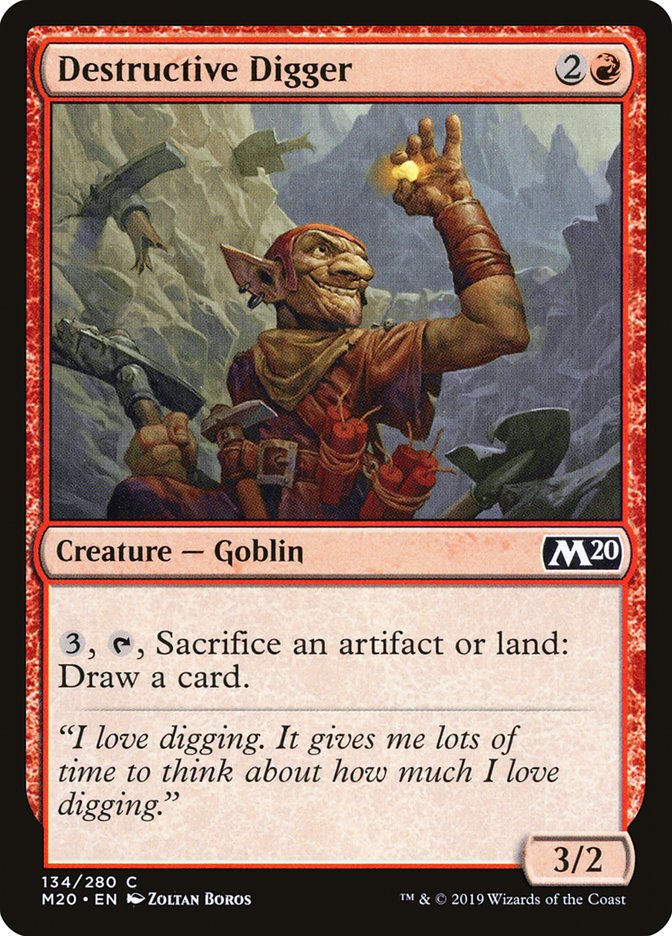 Destructive Digger [Core Set 2020] | Game Master's Emporium (The New GME)