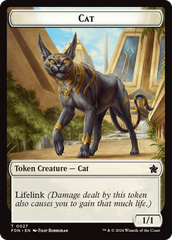 Cat (0027) // Phyrexian Goblin Double-Sided Token [Foundations Tokens] | Game Master's Emporium (The New GME)