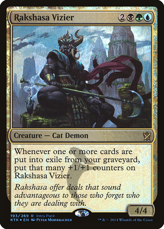 Rakshasa Vizier (Intro Pack) [Khans of Tarkir Promos] | Game Master's Emporium (The New GME)