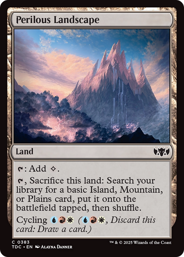 Perilous Landscape [Tarkir: Dragonstorm Commander] | Game Master's Emporium (The New GME)