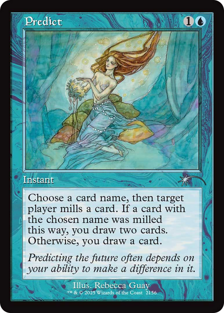 Predict (Retro Frame) [Secret Lair Drop Series] | Game Master's Emporium (The New GME)