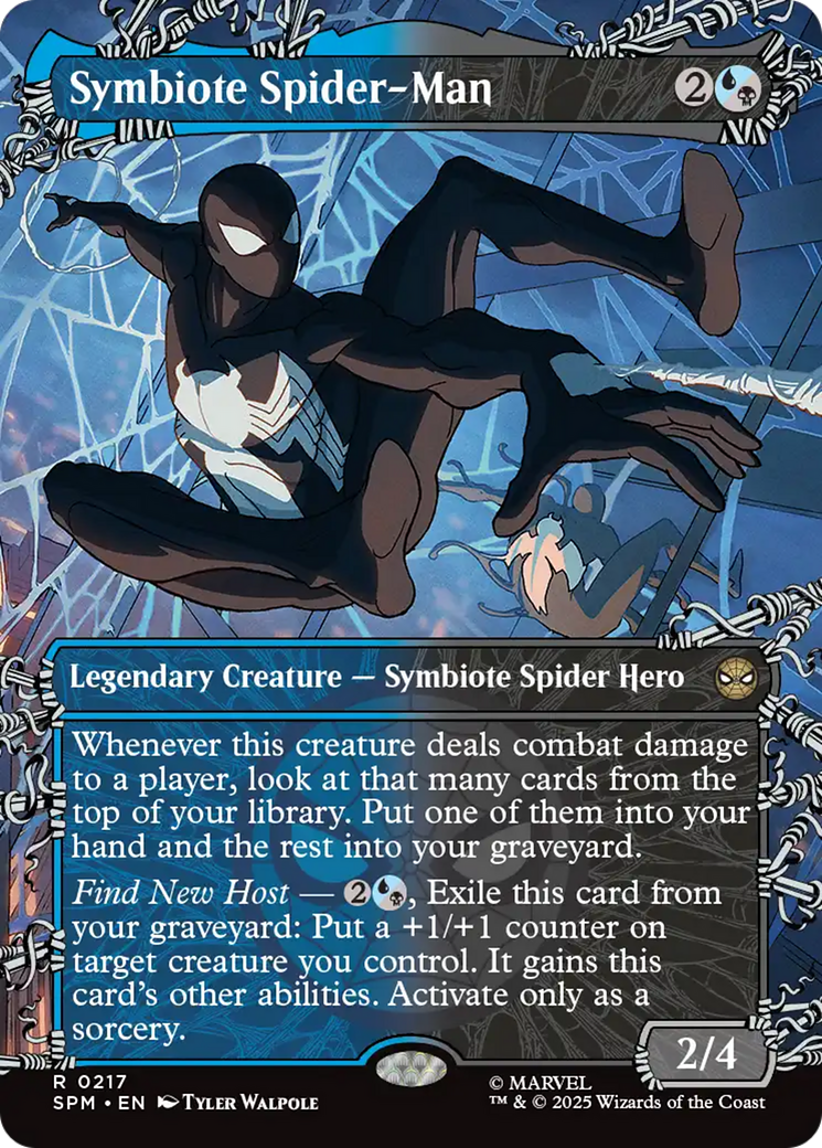 Symbiote Spider-Man (Borderless) [Marvel's Spider-Man] | Game Master's Emporium (The New GME)