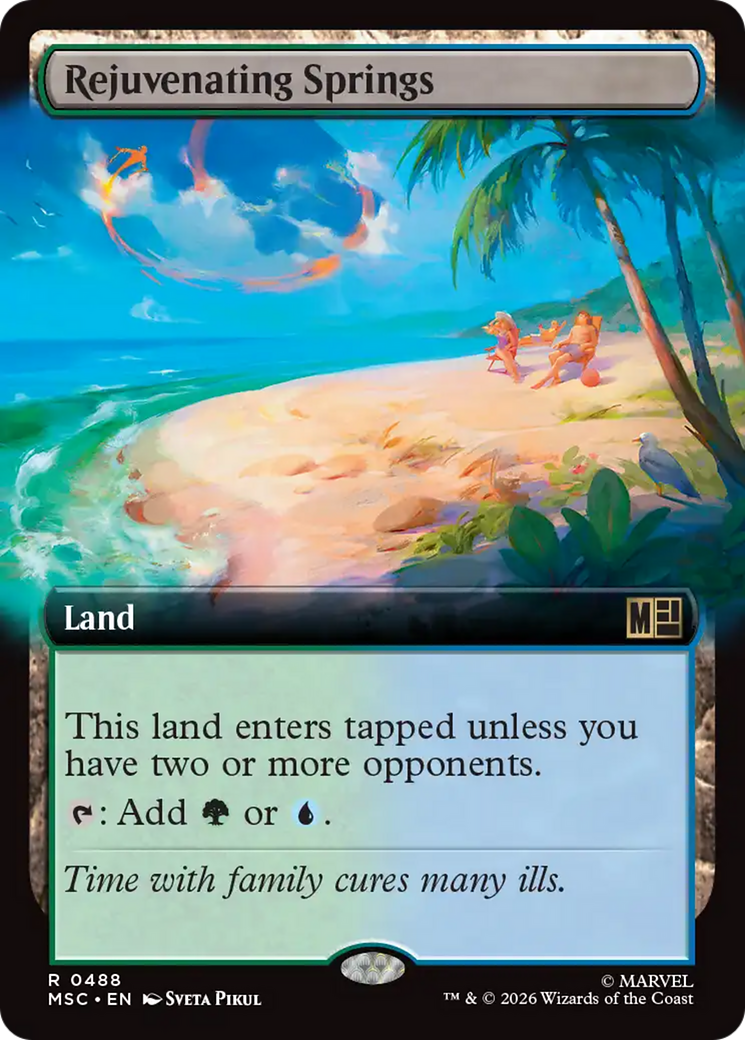 Rejuvenating Springs (Extended Art) [Marvel Super Heroes Commander] | Game Master's Emporium (The New GME)