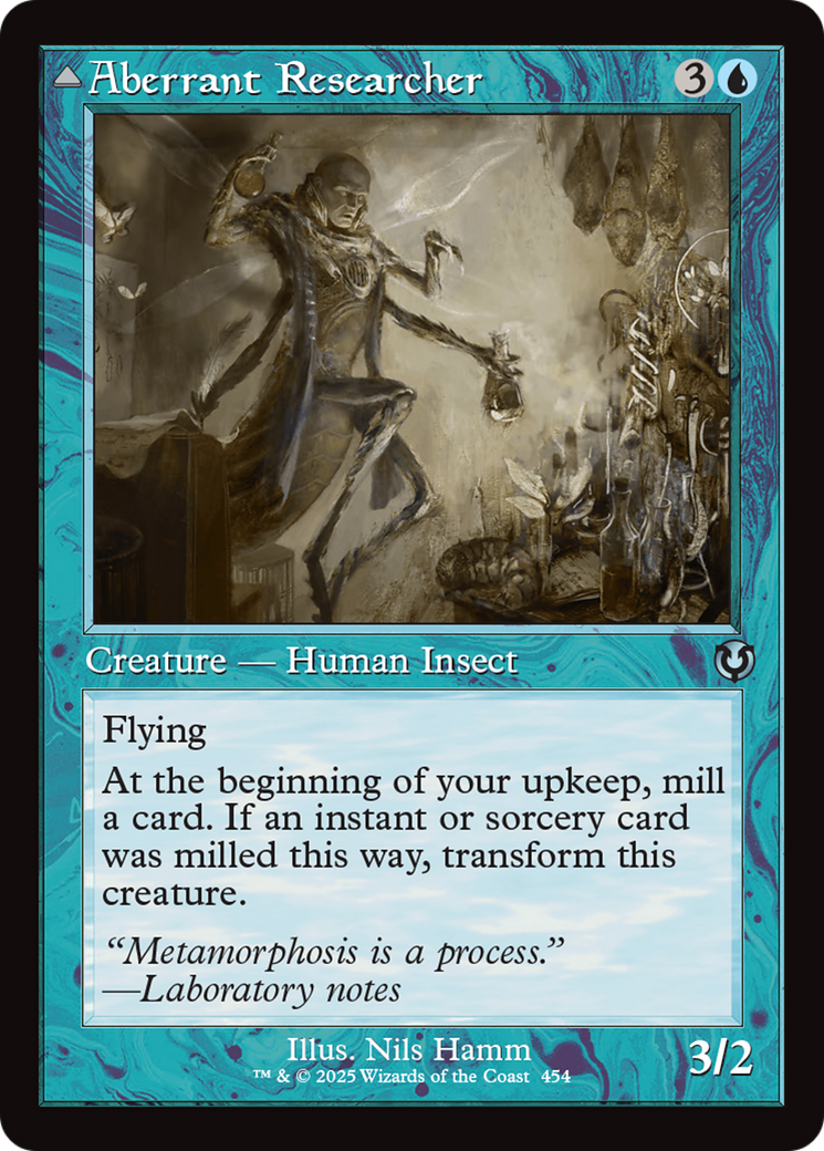 Aberrant Researcher // Perfected Form (Retro Frame) [Innistrad Remastered] | Game Master's Emporium (The New GME)